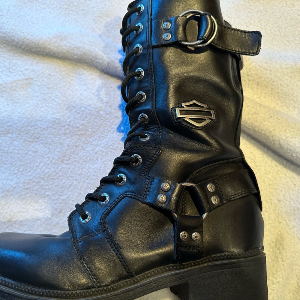 Harley Davidson Riding Boots - Picture 2 of 4